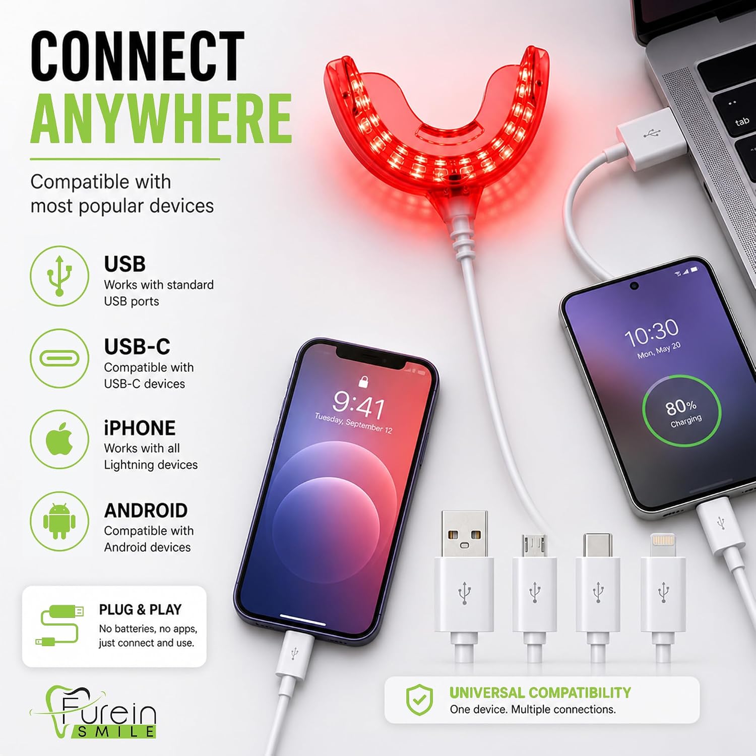 Red Light Gum Therapy Device for Toothache & Oral Care