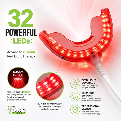 Red Light Gum Therapy Device for Toothache & Oral Care
